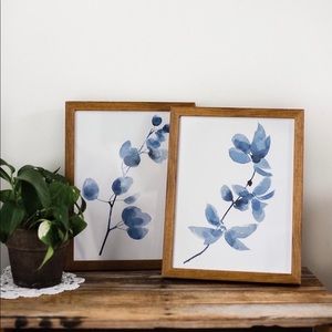 Framed 11x14 watercolor wall art